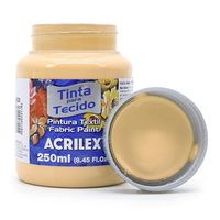 Tinta para Tecido Acrilex Fosca 250ml 538 - amarelo pele/pêssego