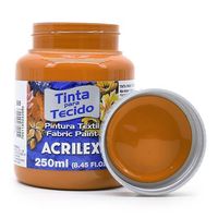 Tinta para Tecido Acrilex Fosca 250ml 569 - caramelo