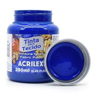 Tinta para Tecido Acrilex Fosca 250ml 501 - azul turquesa