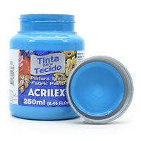 Tinta para Tecido Acrilex Fosca 250ml 503 - azul celeste