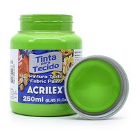 Tinta para Tecido Acrilex Fosca 250ml 510 - verde folha