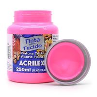 Tinta para Tecido Acrilex Fosca 250ml 537 - rosa