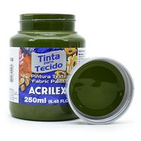 Tinta para Tecido Acrilex Fosca 250ml 545 - verde oliva