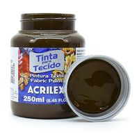 Tinta para Tecido Acrilex Fosca 250ml 551 - sépia