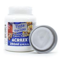 Tinta para Tecido Acrilex Fosca 250ml 500 - incolor