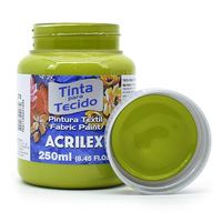 Tinta para Tecido Acrilex Fosca 250ml 570 - verde pistache