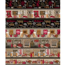 Tecido Estampado para Patchwork - Barrado Barbecue Cor 2162