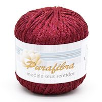 Linha Purafibra TB 100g - 3 115 vermelho escuro/rosa