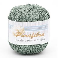 Linha Purafibra TB 100g - 3 039 verde escuro/branco