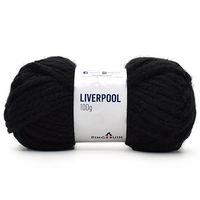 Fio Liverpool Pingouin 100g 100 preto