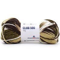 Fio Club Mescla 500 40g - Pingouin 6036 - chocomilk