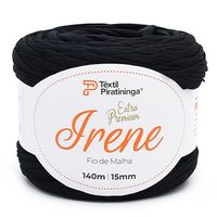 Fio de Malha Premium Irene 15mm - 140 Metros Preto