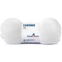 Fio Carinho Pingouin 40g 0002 branco