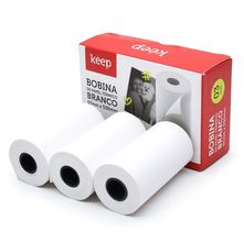 Papel Térmico Branco 3 Rolos 57XD30mm KEEP