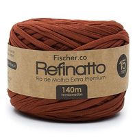 Fio de Malha Fischer Refinatto Cores Especiais 15mm - 140 Metros 1067 canela especial