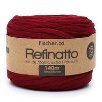 Fio de Malha Fischer Refinatto Cores Especiais 15mm - 140 Metros 1086 marsala especial