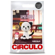 Kit Amigurumi Cães e Gatos Círculo - Malhado