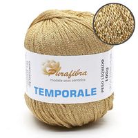 Linha Temporale 100g - Viscose com Fio Metálico 2002 dourado/lurex dourado