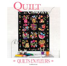 Livro Quilt Country 65 : Quilts en Fleurs (Colchas de Flores)