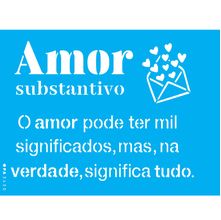 Stencil Opa 15 x 20 cm - Amor Substantivo - 3430