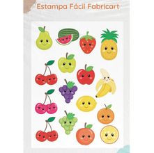 Estampa Fácil Fabricart - Frutinhas