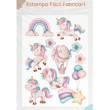 Estampa Fácil Fabricart - Unicornios