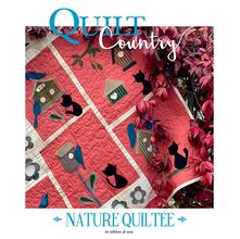 Livro Quilt Country 69 - Nature Quiltée (Natureza Acolchoada)