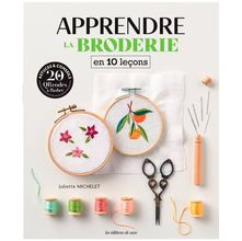 Livro Apprendre La Broderie en 10 Leçons (Aprenda a Bordar em 10 Lições)