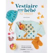 Livro Vestiaire Pour Bébé au Tricot (Roupas de Bebê em Tricô)