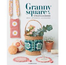 Livro Granny Square - 19 projets et 26 grannies (Quadradinhos da Vovó)