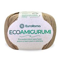 Linha EcoAmigurumi Euroroma - 254 Metros 1110 bege