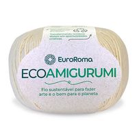 Linha EcoAmigurumi Euroroma 160g 100 cru