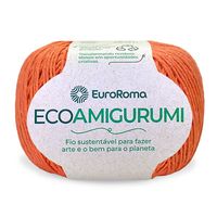 Linha EcoAmigurumi Euroroma 160g 750 laranja