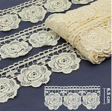 Guipir Flor 6,50 cm Creme - Ref. 432806 13,7 Metros - Círculo