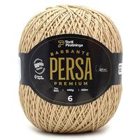 Barbante Persa Premium nº 6 400g - Têxtil Piratininga 15 chantily