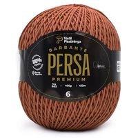 Barbante Persa Premium nº 6 400g - Têxtil Piratininga 139 tijolo