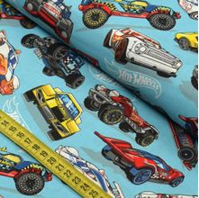 Tecido Estampado para Patchwork - Hot Wheels 03 (0,50x1,40)