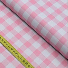 Tecido Estampado para Patchwork - Vichy Xadrez Rosa Claro (0,50x1,40)