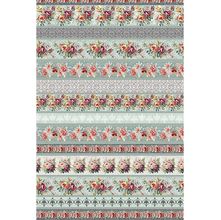 Tecido Estampado Para Patchwork - Maison Chic : Barrados Rosas (0,50x1,40)