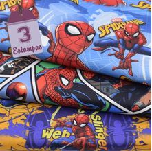 Kit de Tecido Homem Aranha Marvel (30x70) 3 Estampas