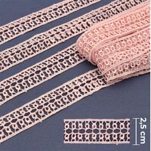 Guipir Entremeio 2,50 cm Rosa Antigo Ref. 432792 13,7 Metros - Círculo