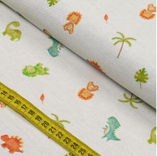 Tecido Flanela Estampada Digital - Dinos Baby (0,50x0,78)