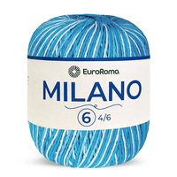 Barbante EuroRoma Milano 200g 0901 azul piscina