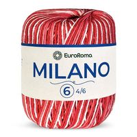 Barbante EuroRoma Milano 200g 1000 vermelho