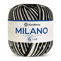 Barbante EuroRoma Milano 400g 0250 preto