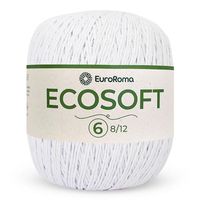 Barbante Ecosoft EuroRoma nº06 422g 200 branco