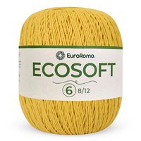 Barbante Ecosoft EuroRoma nº06 422g 450 ouro