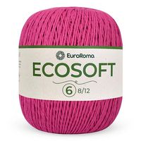 Barbante Ecosoft EuroRoma nº06 422g 550 pink