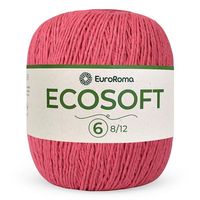 Barbante Ecosoft EuroRoma nº06 422g 1070 melancia