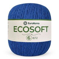 Barbante Ecosoft EuroRoma nº06 422g 903 azul royal